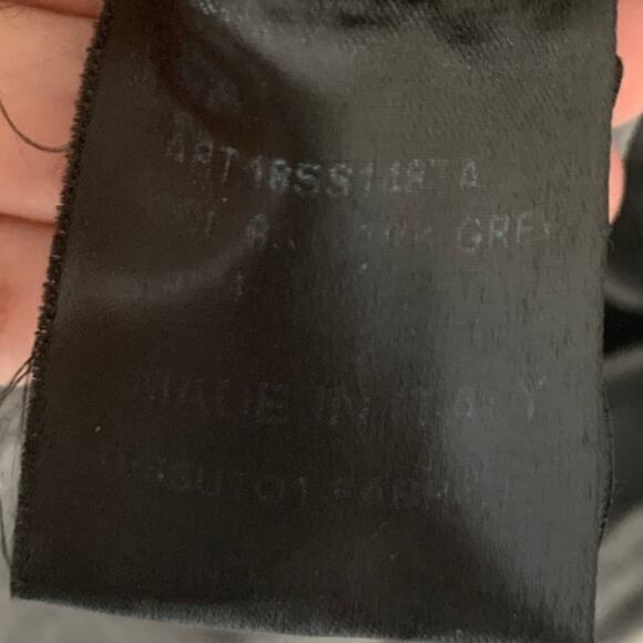 PRIMORDIAL IS PRIMITIVE Zip Up Jacket In Dark Grey Made in‎ Italy - Picture 5 of 7